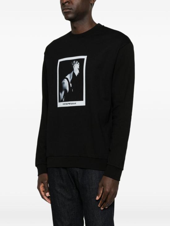 26FW 엠포리오 아르마니 긴팔 티셔츠 EM006933 AF27740FC302 BLACK - EMPORIO ARMANI