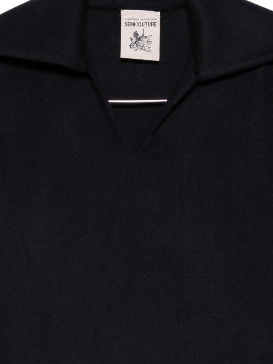 26FW 세미쿠튀르 블라우스 Y6WV21 K68 0 NAVY - SEMI-COUTURE