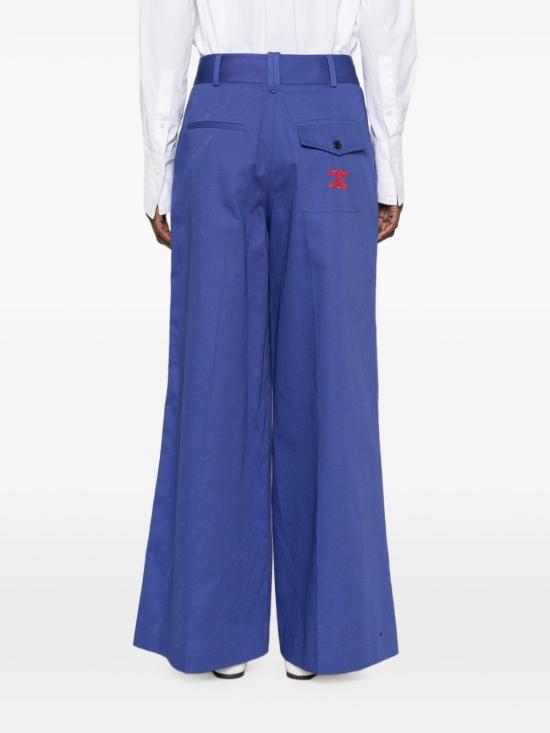 26FW 셀린느 코튼 트윌 트라우저 팬츠 RP0S3539W 07CE ROYAL BLUE - CELINE