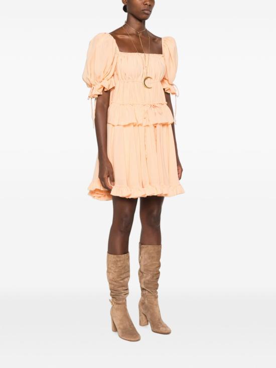 26FW 끌로에 숏 원피스 CH26ARO71 00281L ORANGE - CHLOE