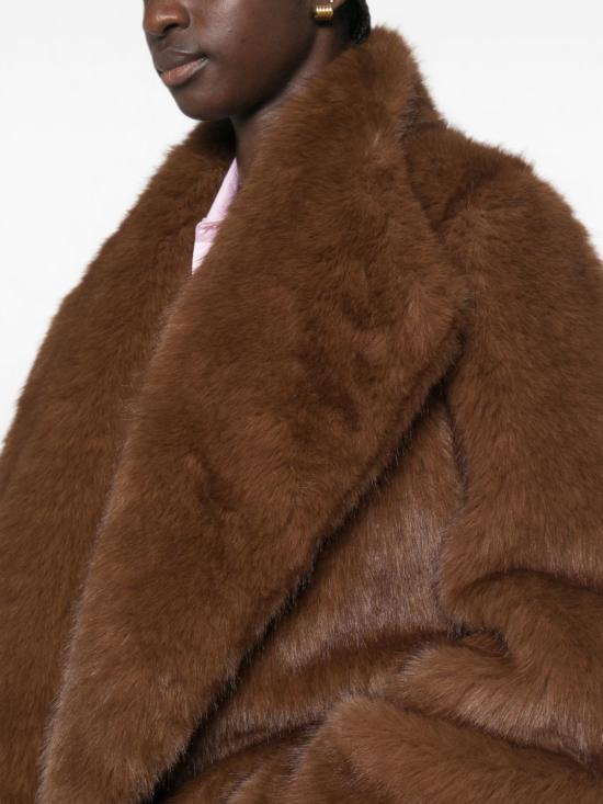 26FW 비비 쿠튀르 무스탕 FW26FA6 MINK BROWN - B&B COUTURE