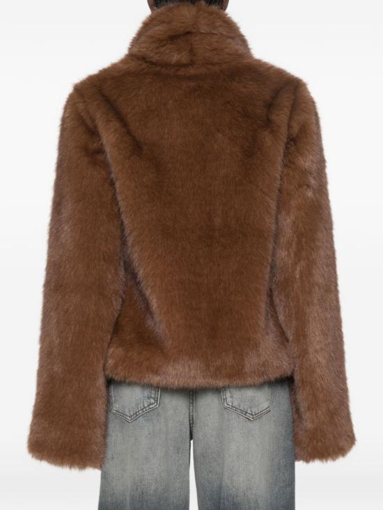 26FW 비비 쿠튀르 무스탕 FW26FA6 MINK BROWN - B&B COUTURE