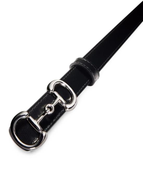 26FW 구찌 홀스빗 1955 가죽 벨트 A006LP AAGW81000 BLACK - GUCCI