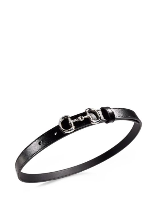 26FW 구찌 홀스빗 1955 가죽 벨트 A006LP AAGW81000 BLACK - GUCCI