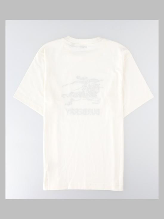 26FW 버버리 EKD 스케치 코튼 티셔츠 8121034 B7078 WHITE - BURBERRY