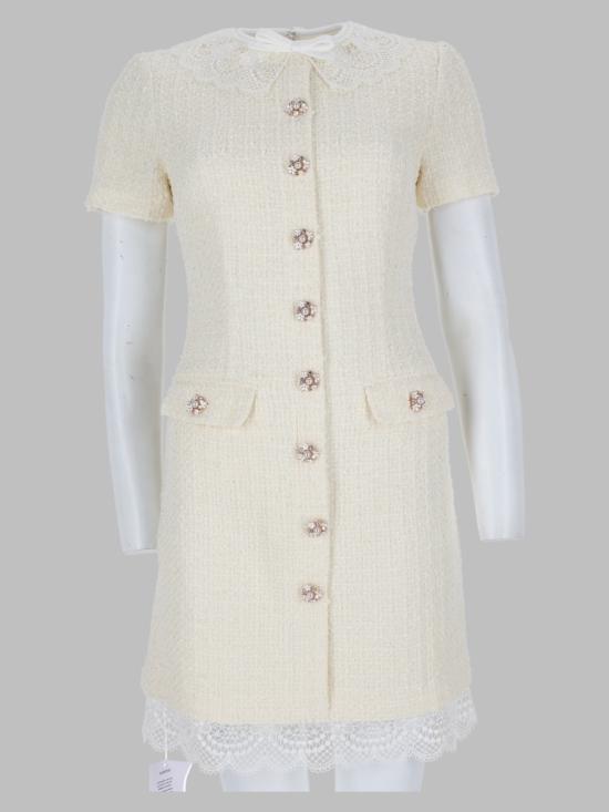 26FW 셀프 포트레이트 원피스 PF26 002SB C CREAM IVORY