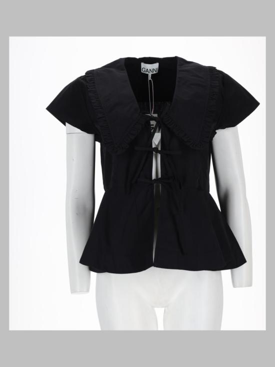 26FW 가니 블라우스/셔츠 A1040341 099 BLACK