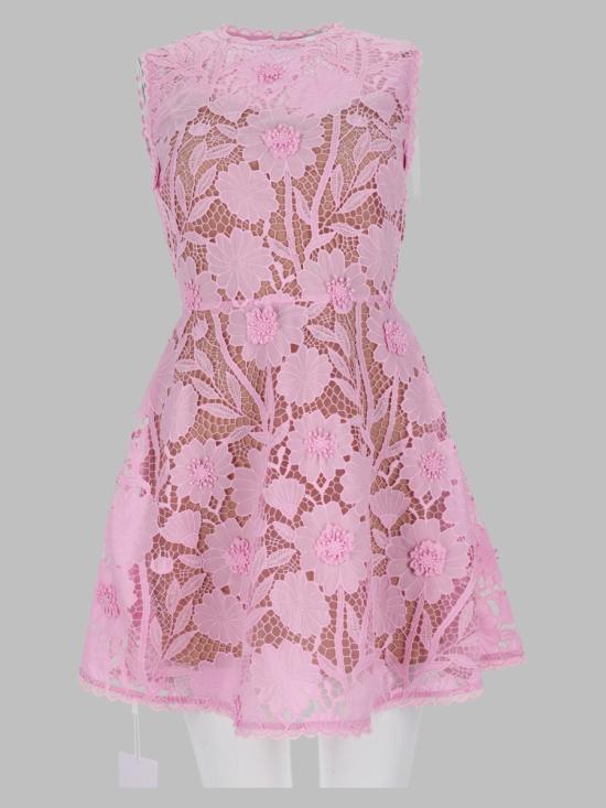 26FW 셀프 포트레이트 원피스 PF26 109S P PINK