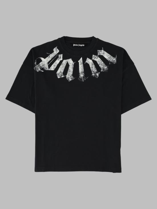 26FW 팜앤젤스 반팔 티셔츠 PAMAA003JR001 1003 BLACK