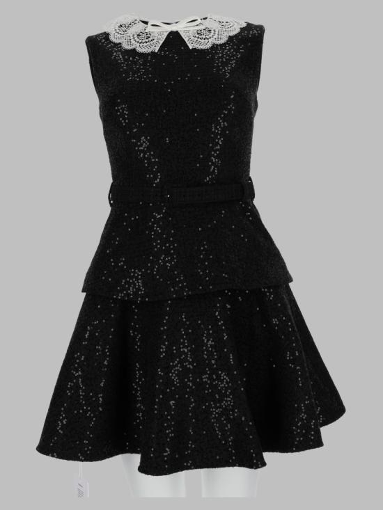 26FW 셀프 포트레이트 원피스 PF26 002S B BLACK