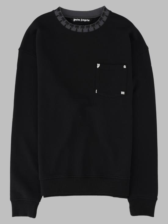 26FW 팜앤젤스 긴팔 티셔츠 PAMBA008FL001 1003 BLACK