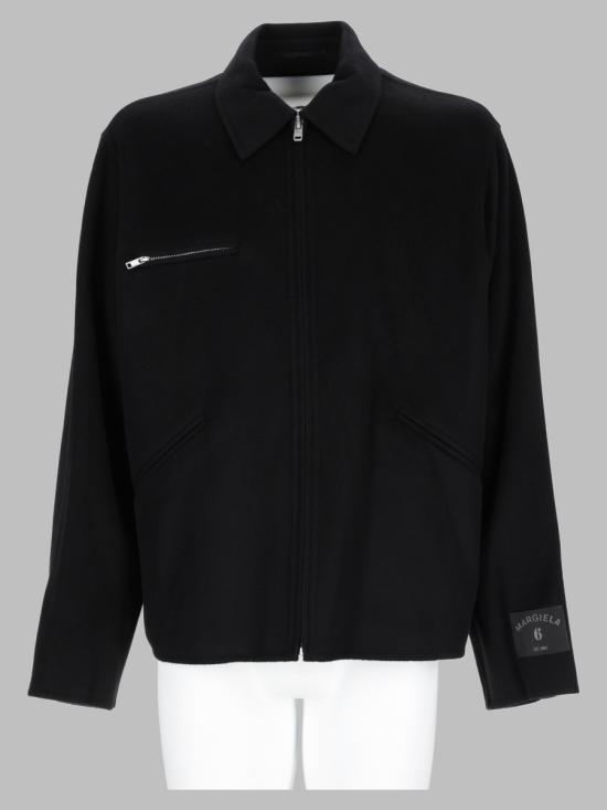 26FW MM6 메종마르지엘라 봄버 자켓 SH0AM0099 M35761900 BLACK