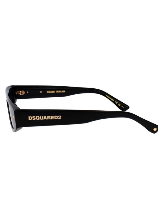  디스퀘어드2 안경 Dsquared2 D20184 GS 아세테이트 선글라스 블랙 - DSQUARED2