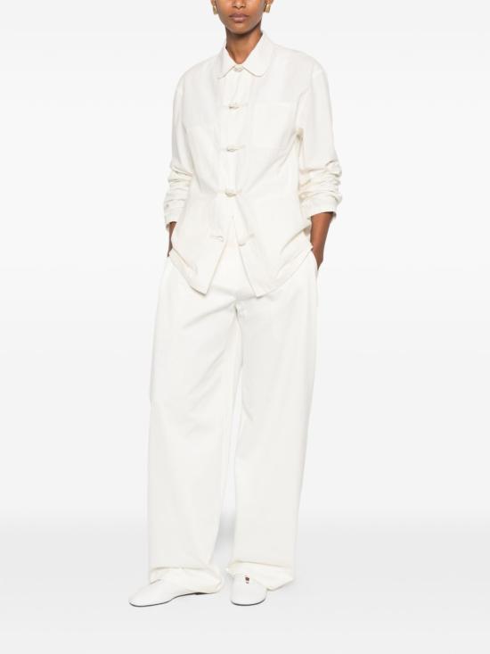 26SS 더로우 Galileo 팬츠 10872W2724 OWH WHITE - THE ROW