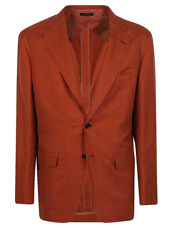 26SS 브리오니 수트 자켓 RGFF6M OA4786300 ORANGE