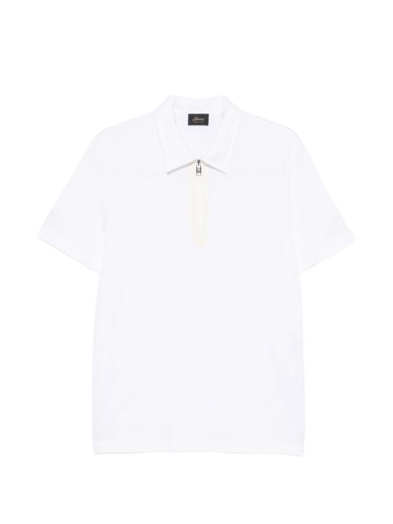 26SS 브리오니 폴로 티셔츠 UJUQ0L OD6209000 WHITE
