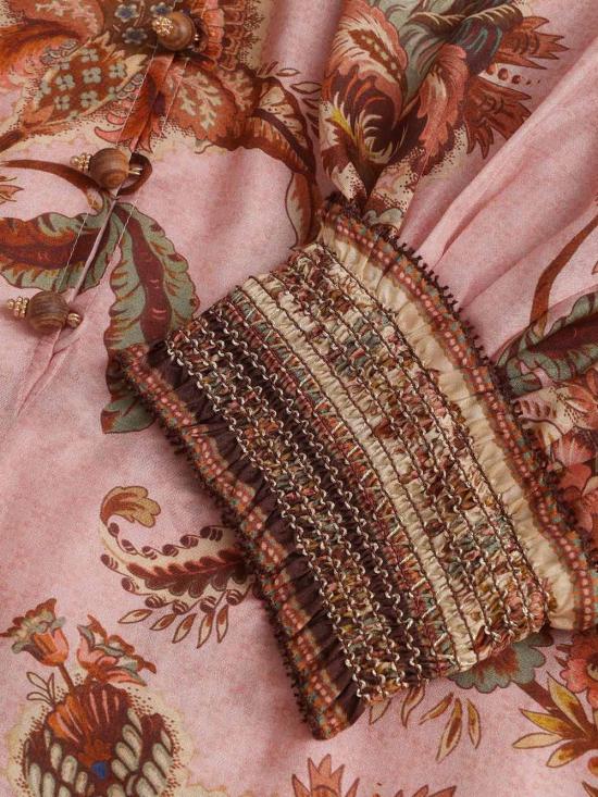 26FW 짐머만 롱 원피스 8255DSS 261MJCO PINK - ZIMMERMANN