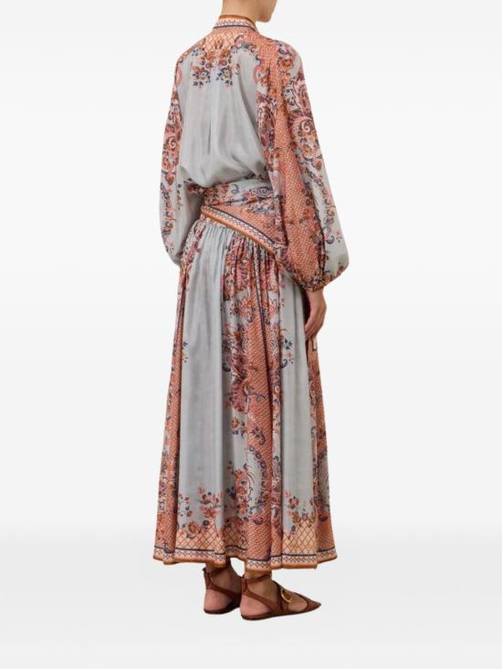 26FW 짐머만 블라우스 4461TSS 261BLUPF LIGHT BLUE - ZIMMERMANN