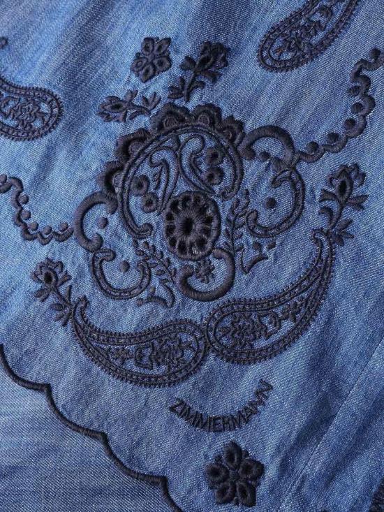 26FW 짐머만 롱 원피스 8358DSS 261RWBLU NAVY - ZIMMERMANN