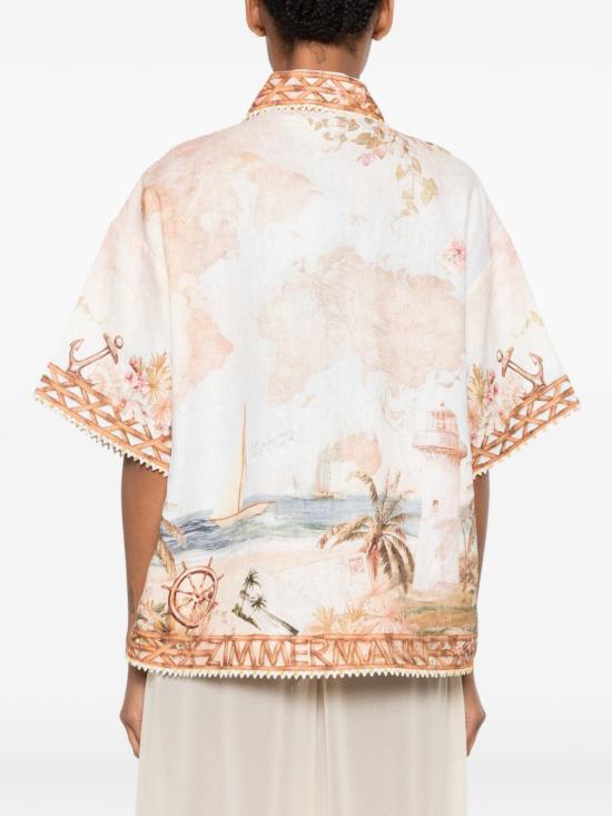 26FW 짐머만 블라우스 7632TS S263ISMB MULTICOLOR - ZIMMERMANN