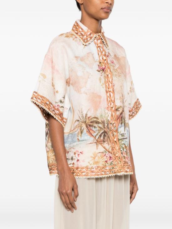 26FW 짐머만 블라우스 7632TS S263ISMB MULTICOLOR - ZIMMERMANN