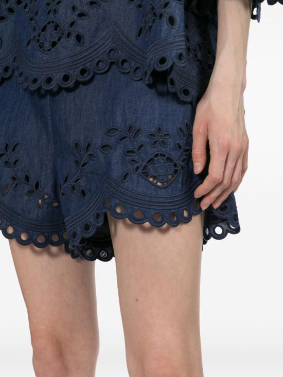 26FW 짐머만 숏팬츠 7283ASS 263INK NAVY - ZIMMERMANN