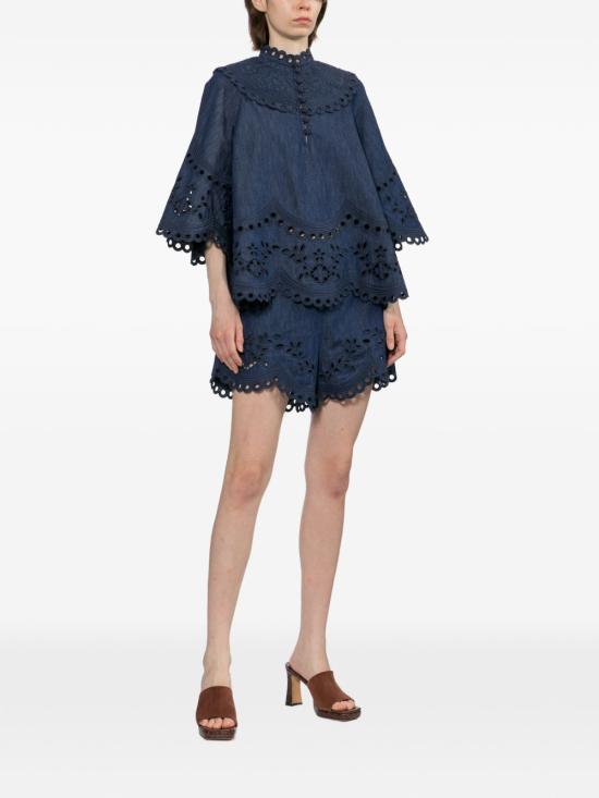 26FW 짐머만 숏팬츠 7283ASS 263INK NAVY - ZIMMERMANN