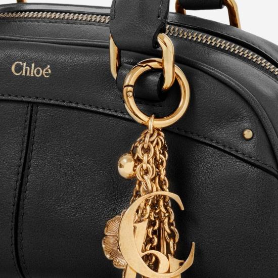  끌로에 가방 (Chloé) 스몰 볼링백 소프트 레더 핸드백 블랙 - CHLOE