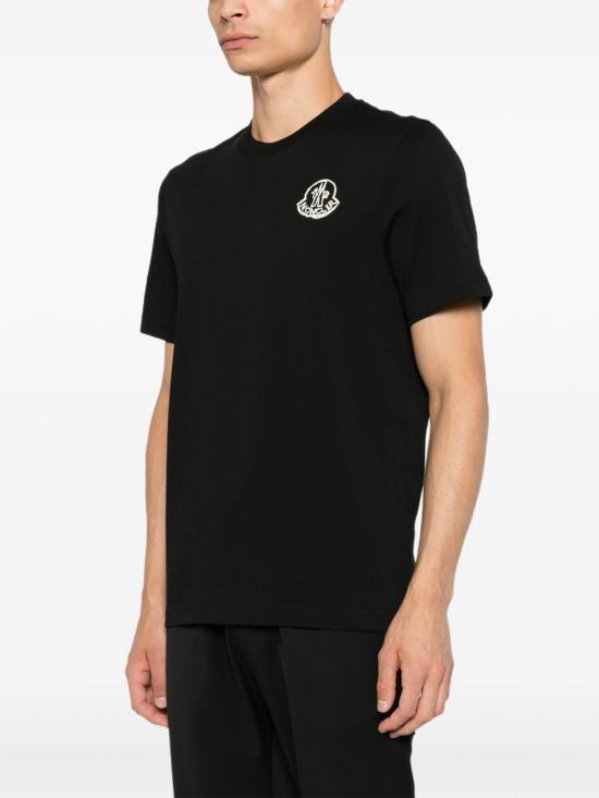 26FW 몽클레어 반팔 티셔츠 L20918C00025 89AUG999 Black - MONCLER