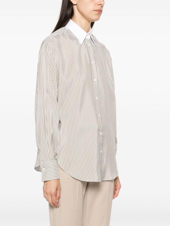 26FW 브루넬로 쿠치넬리 셔츠 MG711M1Q06 C005 WHITE - BRUNELLO CUCINELLI