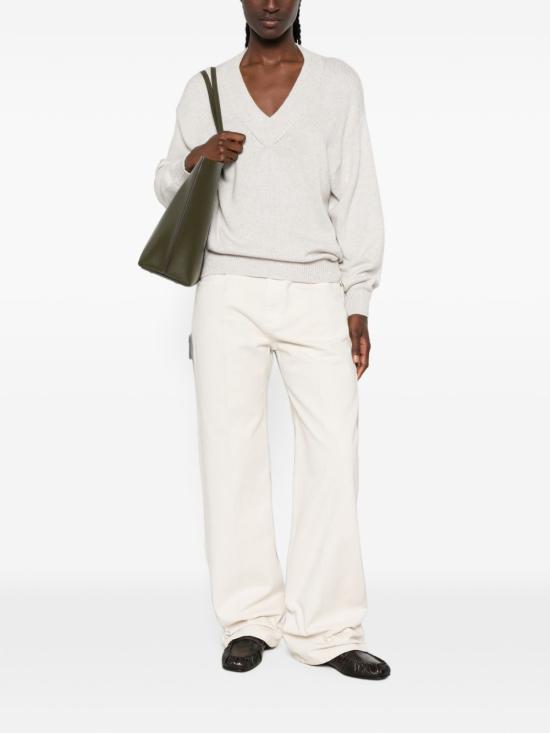 26FW 브루넬로 쿠치넬리 스웨터 M73540802 C9610 Avorio - BRUNELLO CUCINELLI