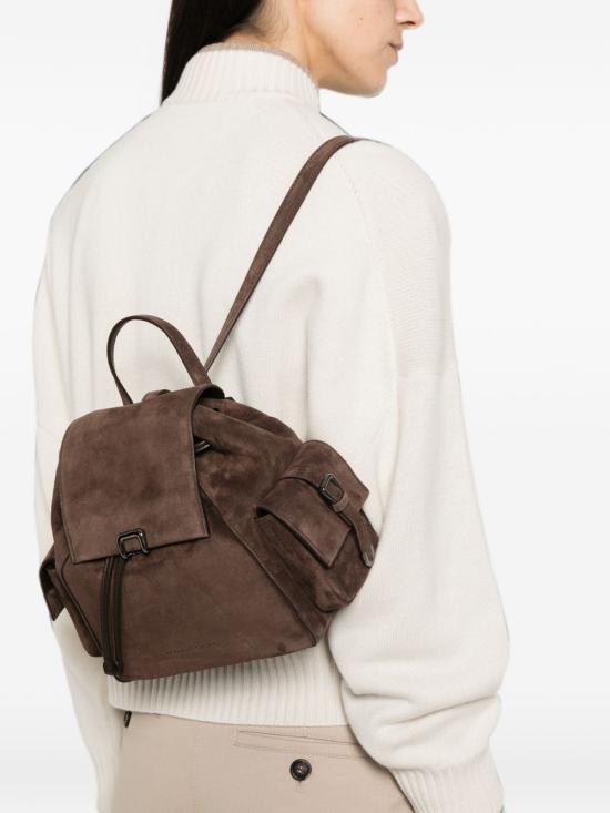 26FW 브루넬로 쿠치넬리 백팩 MBDLB2841 C9885 BROWN - BRUNELLO CUCINELLI