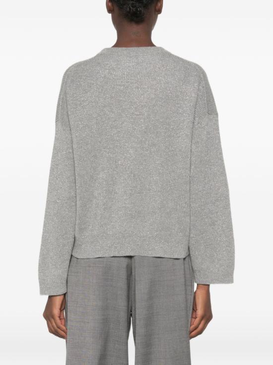 26FW 브루넬로 쿠치넬리 스웨터 M1E224720 CBK52 GREY - BRUNELLO CUCINELLI