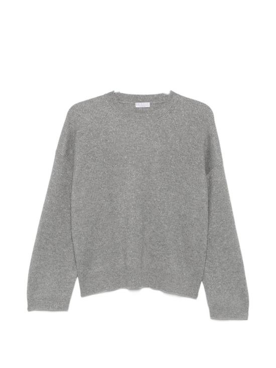 26FW 브루넬로 쿠치넬리 스웨터 M1E224720 CBK52 GREY
