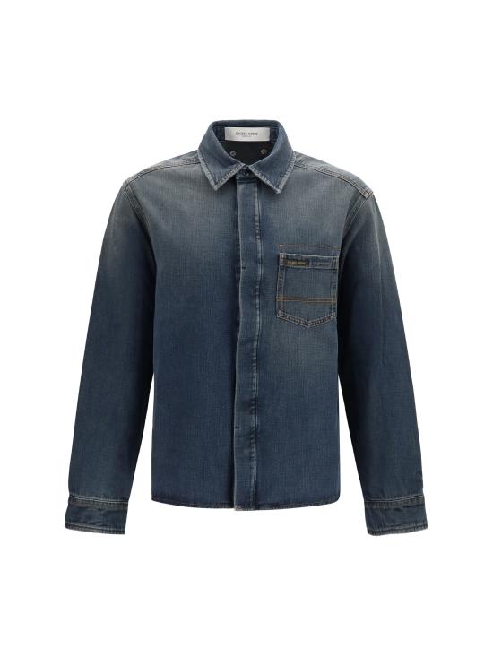 26FW 골든구스 긴팔 셔츠 GMP02757P002654 50100 BLUE