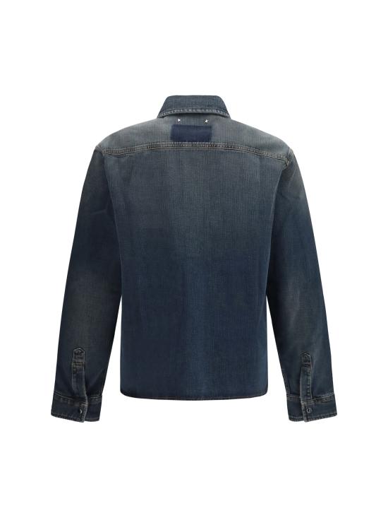 26FW 골든구스 긴팔 셔츠 GMP02757P002654 50100 BLUE - GOLDEN GOOSE
