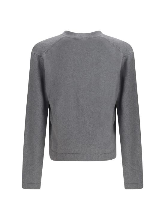 26FW 비비안웨스트우드 알렉스 로고 자수 가디건 27010014Y001V P001 GREY - VIVIENNE WESTWOOD