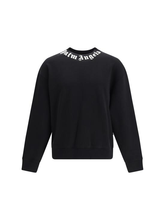 26FW 팜앤젤스 후드 티셔츠 PAMBA003FL001 1003 BLACK