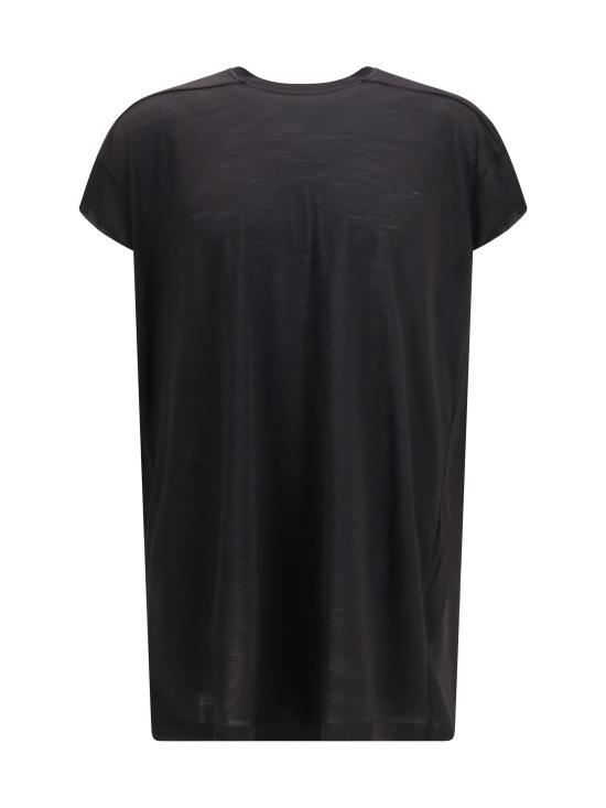 26FW 릭 오웬스 반팔 티셔츠 RR02F4255 09 BLACK