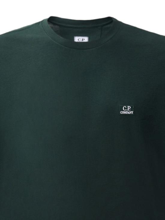 26FW 씨피 컴퍼니 반팔 티셔츠 21CMTS726A005100W 697 Green - C.P. COMPANY