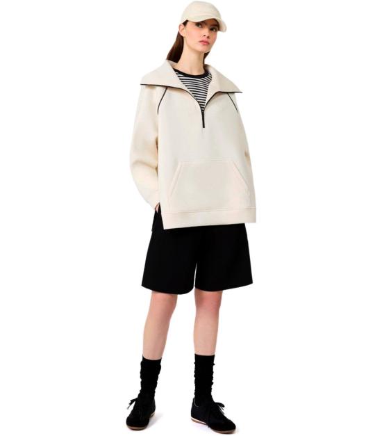 26FW 위켄드막스마라 긴팔 티셔츠 2625926031600 002 XS Ivory - WEEKEND MAX MARA