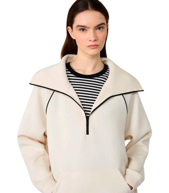 26FW 위켄드막스마라 긴팔 티셔츠 2625926031600 002 XS Ivory - WEEKEND MAX MARA
