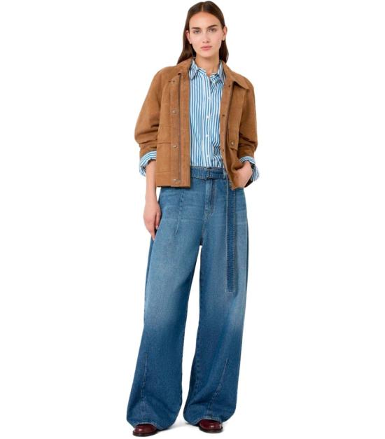 26FW 위켄드막스마라 아비토 스웨이드 레더 자켓 아비토 스웨이드 레더 자켓 2625446061600 001 38 Beige - WEEKEND MAX MARA
