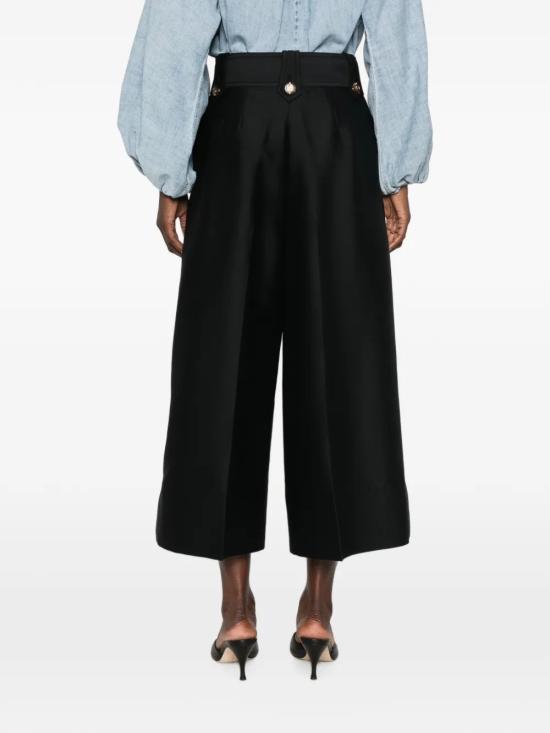 26FW 짐머만 스트레이트 팬츠 9715PF261BLK Black - ZIMMERMANN