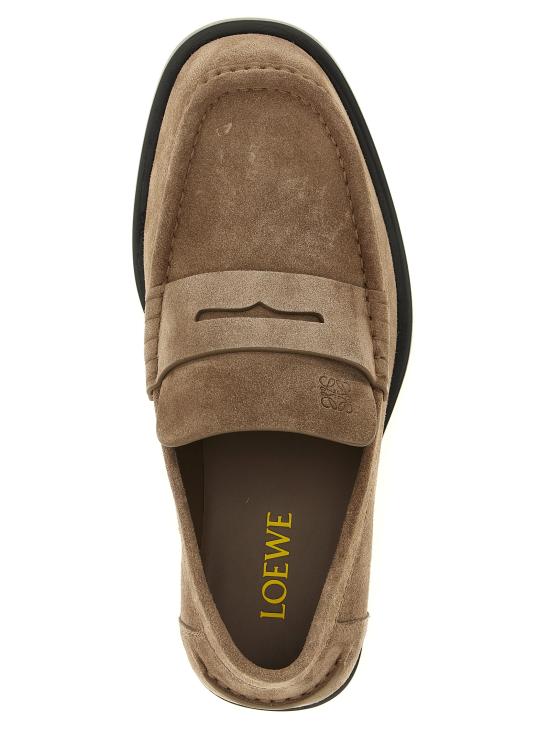 26FW 로에베 보바인 스웨이드 카프스킨 로퍼 M816290X673330 Beige - LOEWE