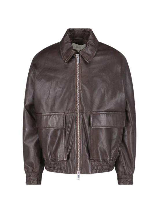 26FW 스튜디오 니콜슨 가죽 자켓 PISTONSNM1115 BROWN