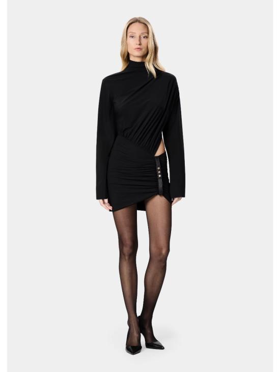 26FW 아마주인 미디 원피스 13LUCU DB Black - AMAZUIN