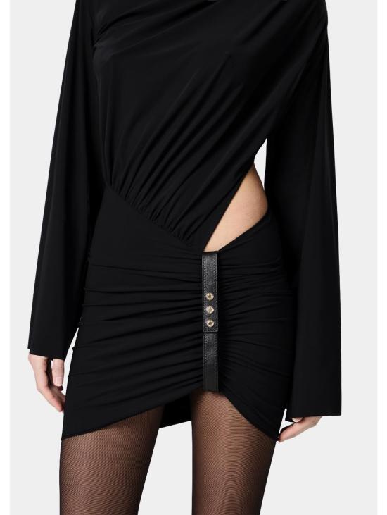 26FW 아마주인 미디 원피스 13LUCU DB Black - AMAZUIN