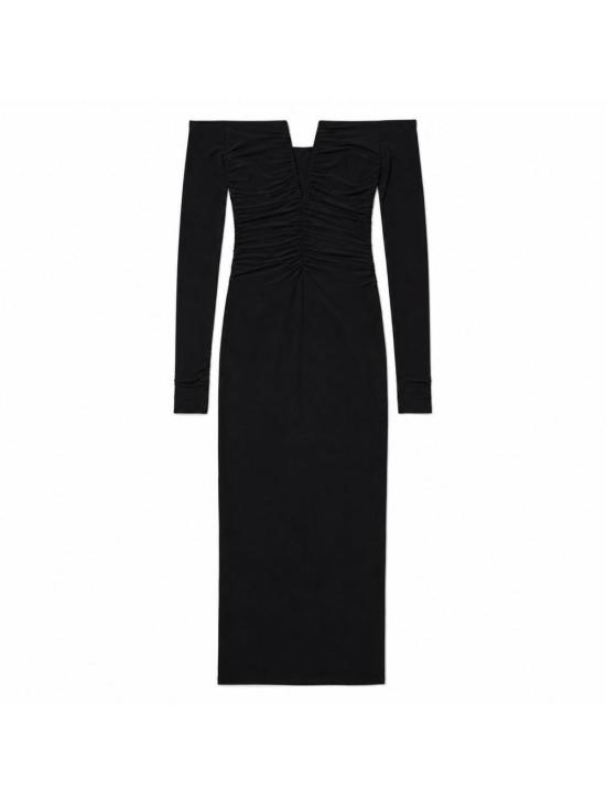 26FW 아마주인 미디 원피스 13NOEU DB Black