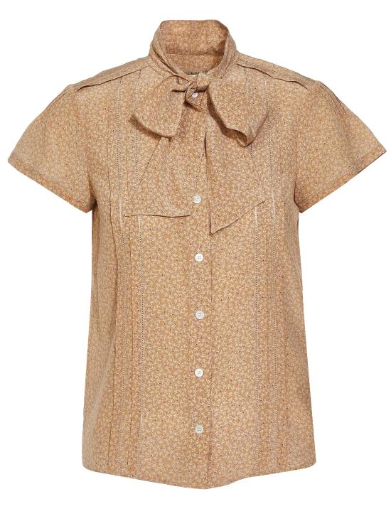  버버리 블라우스 4055999 BROWN